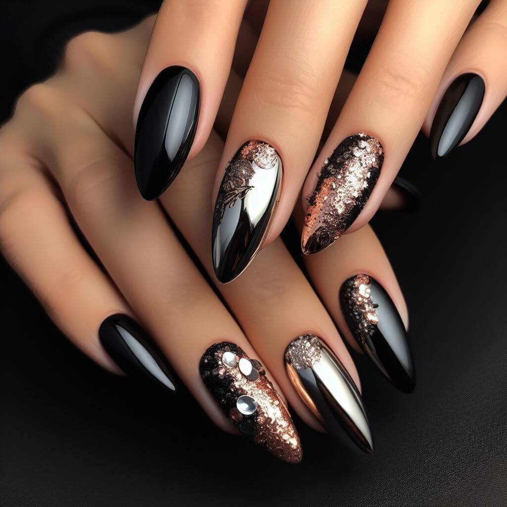 27-metallic-accents-nails-design