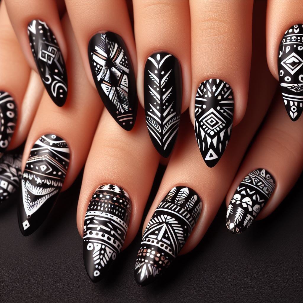 35-tribal-patterns-nails-design